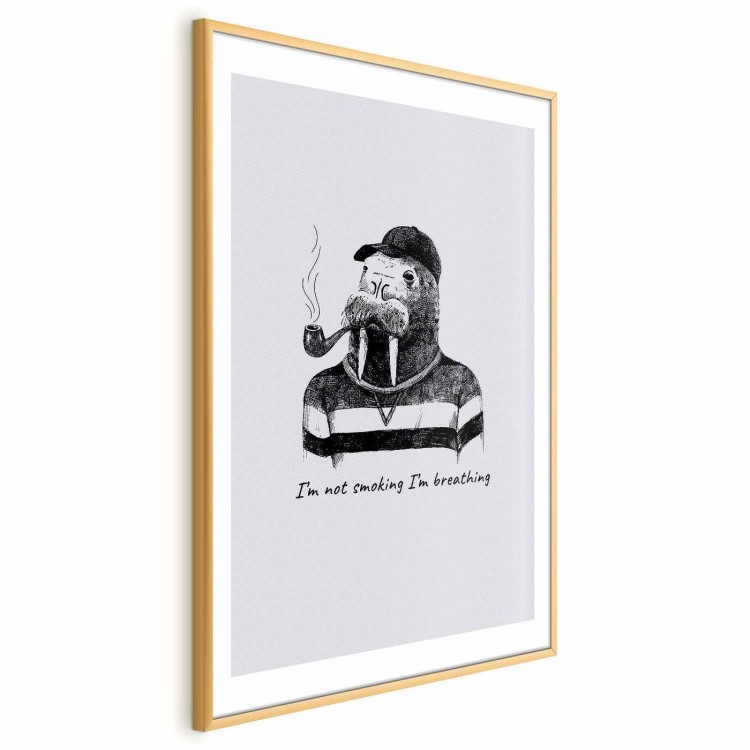 Plakat - I'm not smoking I'm breathing