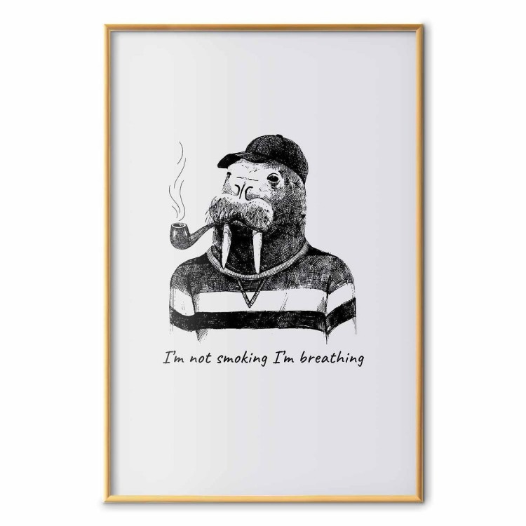 Plakat - I'm not smoking I'm breathing