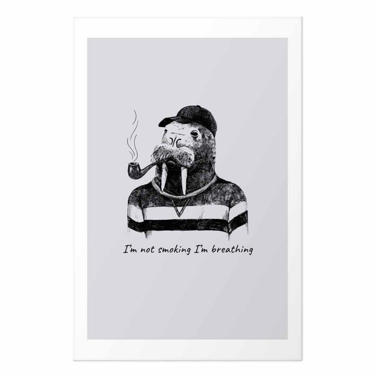 Plakat - I'm not smoking I'm breathing