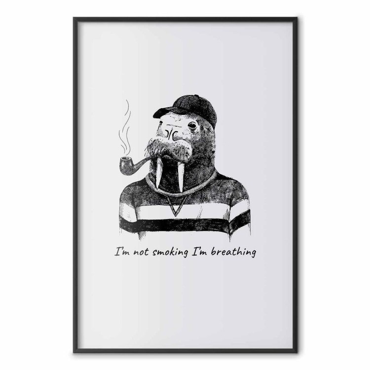 Plakat - I'm not smoking I'm breathing