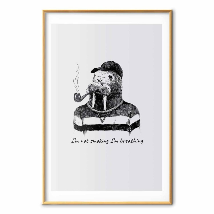 Plakat - I'm not smoking I'm breathing