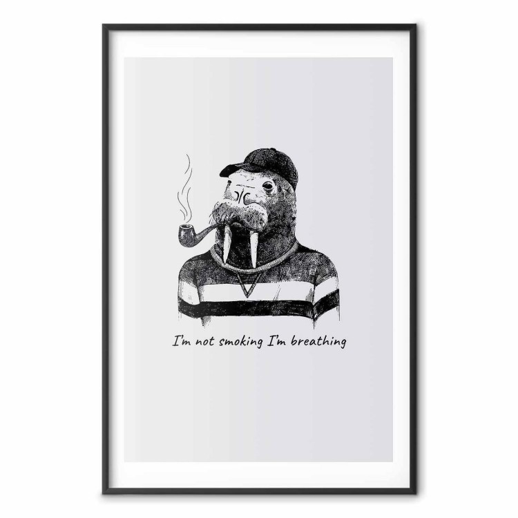Plakat - I'm not smoking I'm breathing