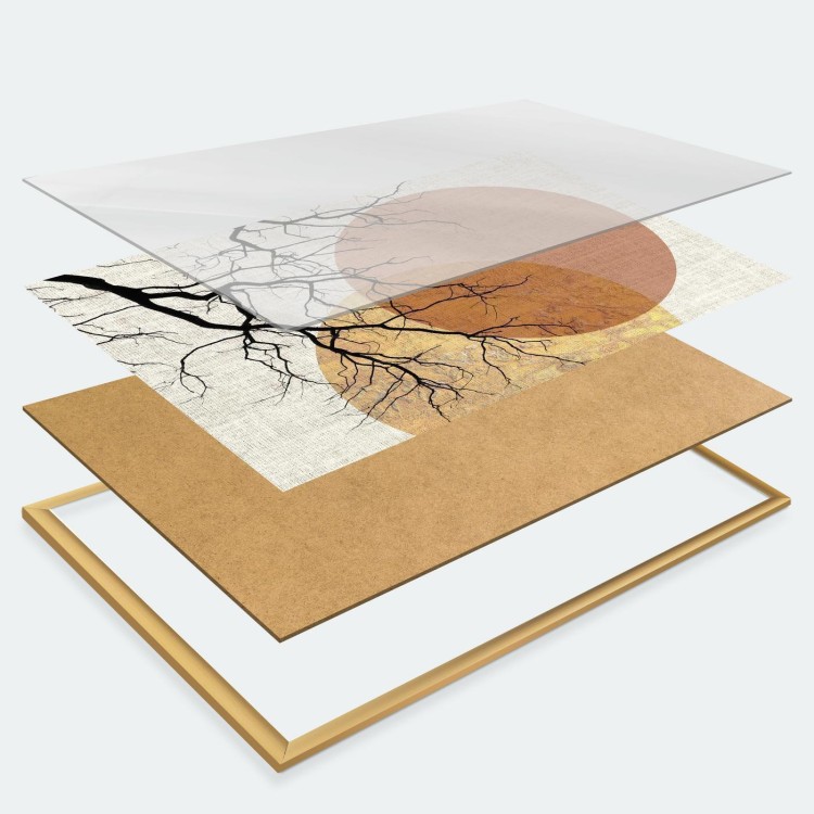 Plakat - Złoty liść