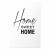 Plakat - Black and White: Home Sweet Home