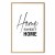 Plakat - Black and White: Home Sweet Home