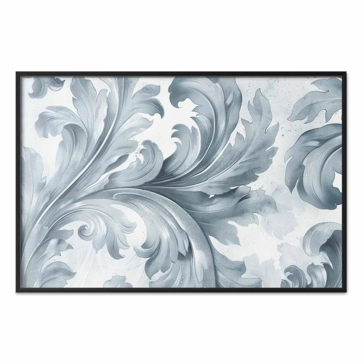 Plakat - Kamienny ornament w stylu barokowym