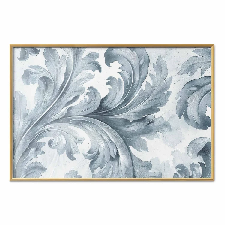 Plakat - Kamienny ornament w stylu barokowym