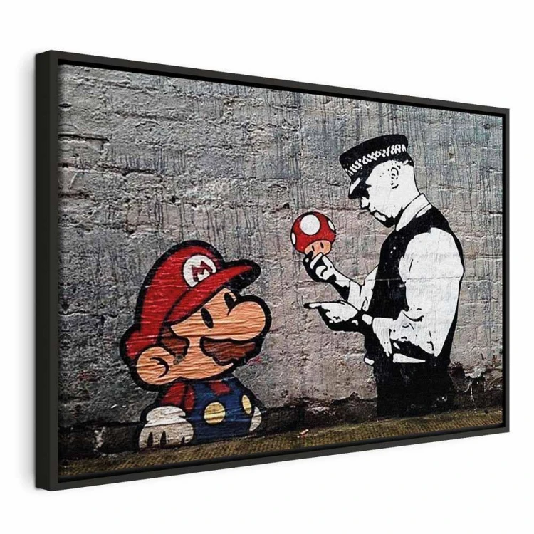 Obraz - Mario and Cop by Banksy