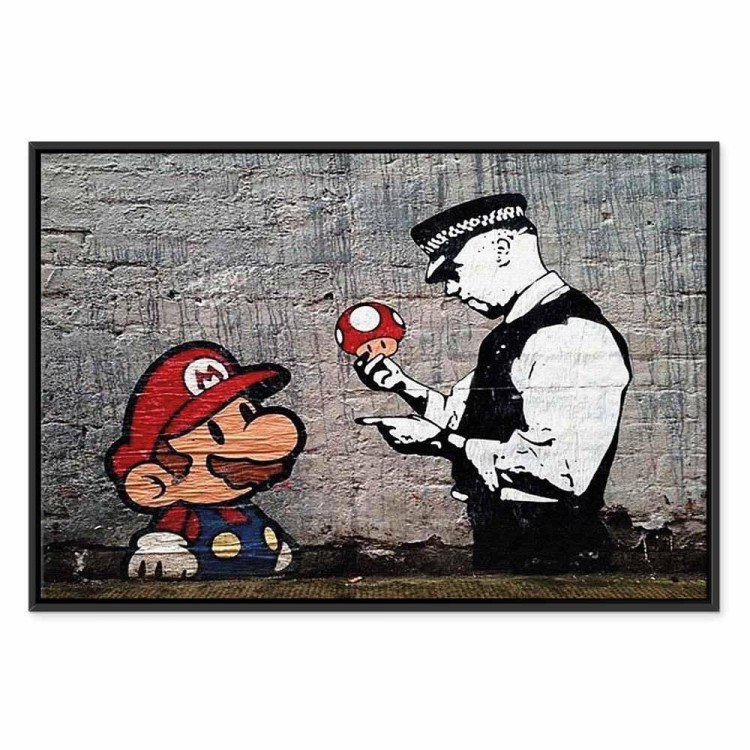 Obraz - Mario and Cop by Banksy