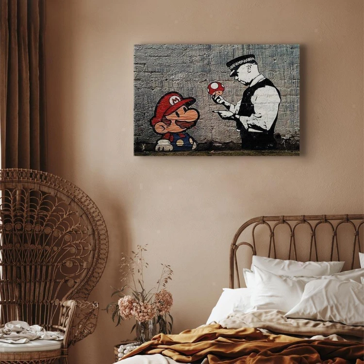 Obraz - Mario and Cop by Banksy