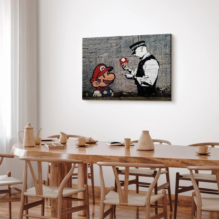 Obraz - Mario and Cop by Banksy