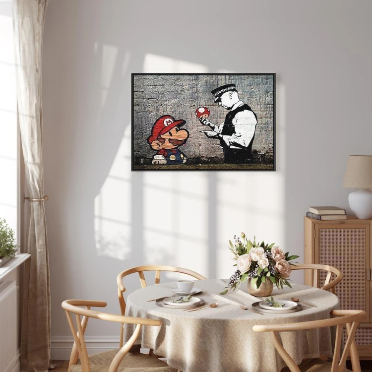 Obraz - Mario and Cop by Banksy