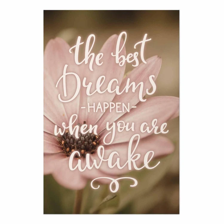 Plakat - The best dreams happen when you are awake