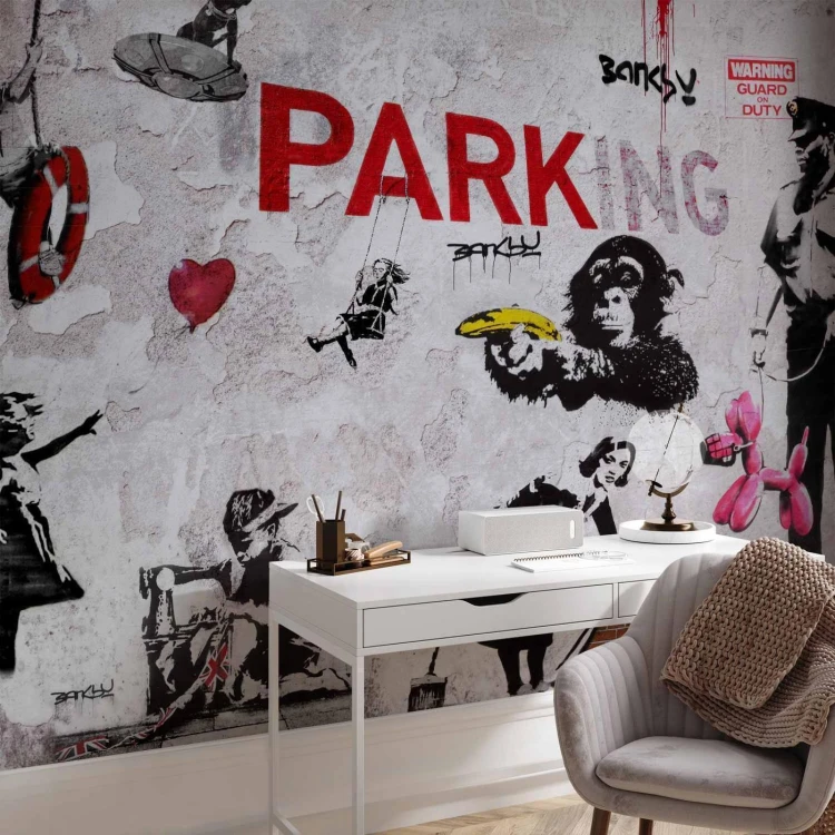 Fototapeta - Różnorodność graffity (Banksy)
