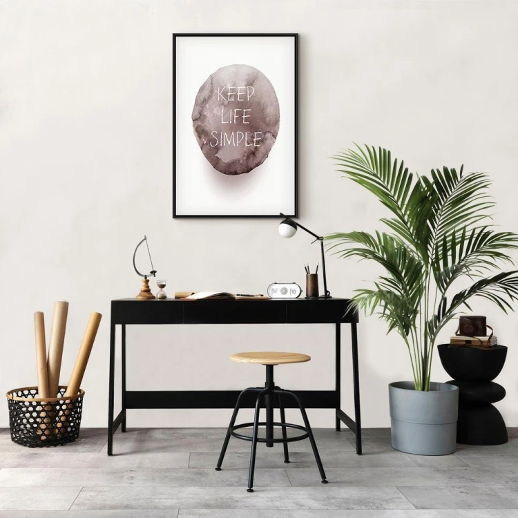 Obraz - Keep Life Simple (1-częściowy) pionowy