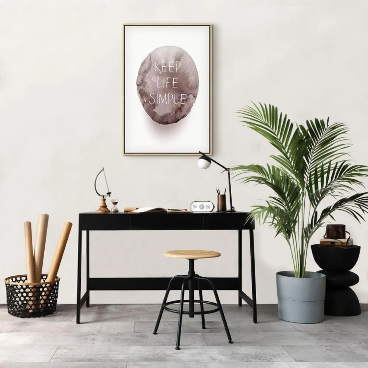 Obraz - Keep Life Simple (1-częściowy) pionowy