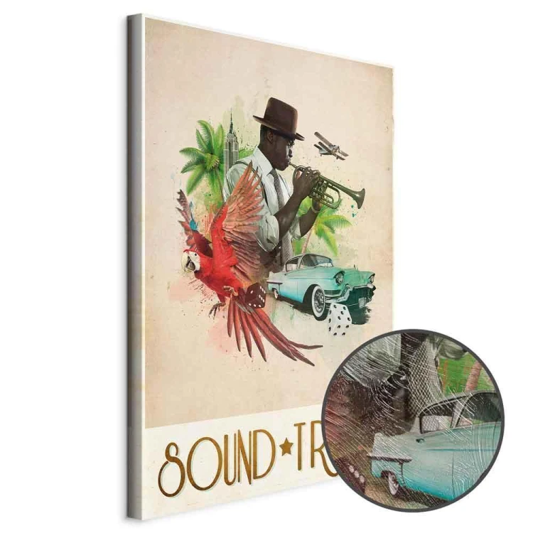 Obraz - Sound Travel (1-częściowy) pionowy