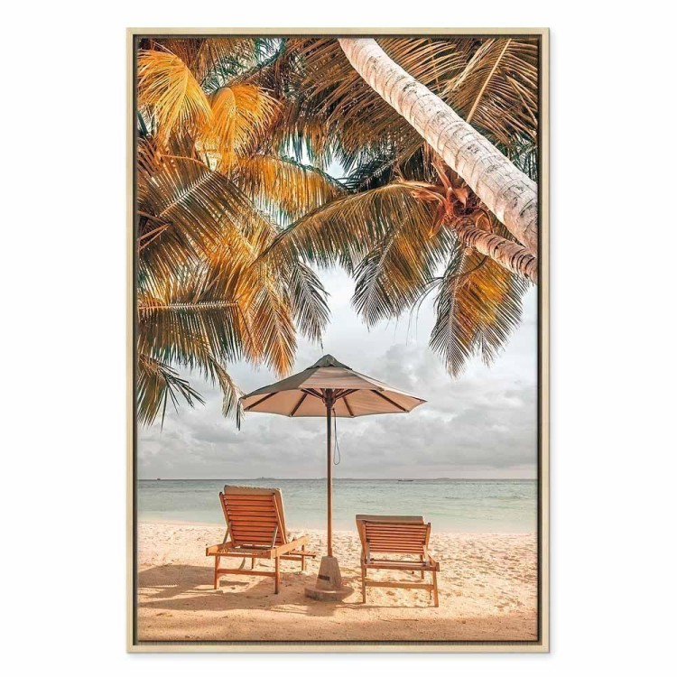 Obraz - Palmowy parasol (1-częściowy) pionowy