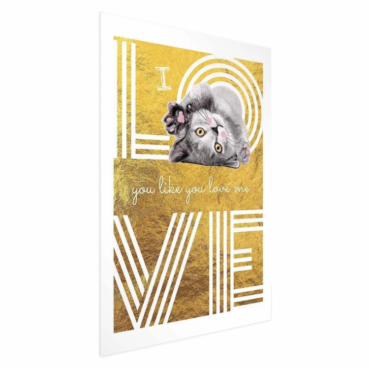 Plakat - I Love You like You Love Me