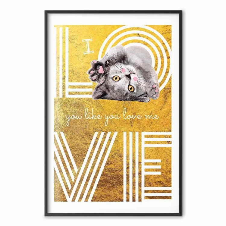 Plakat - I Love You like You Love Me