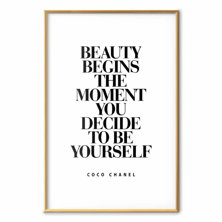Plakat - Coco Chanel