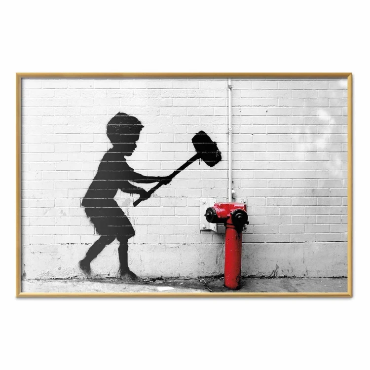 Plakat - Zniszczyć hydrant