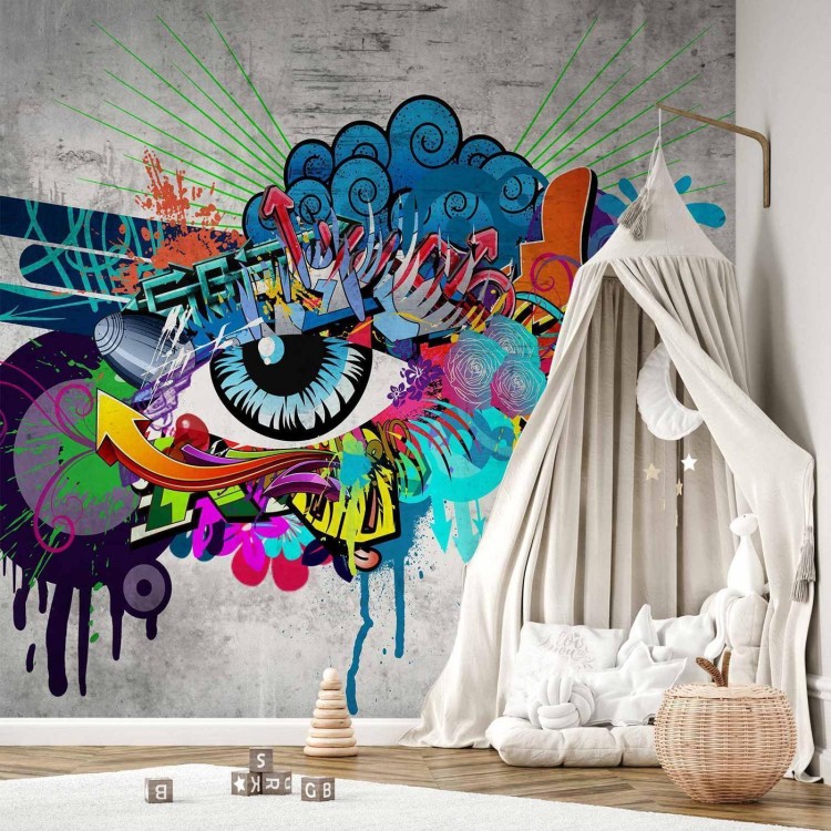 Fototapeta - Graffiti eye