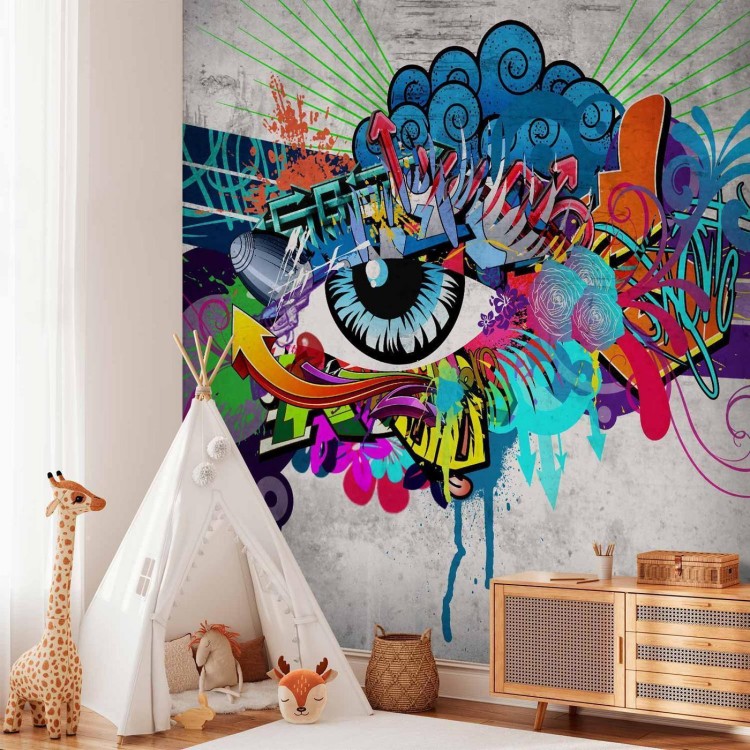 Fototapeta - Graffiti eye