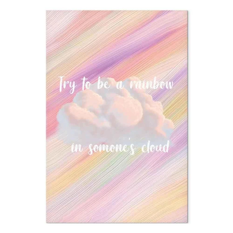 Obraz - Try to Be a Rainbow (1-częściowy) pionowy