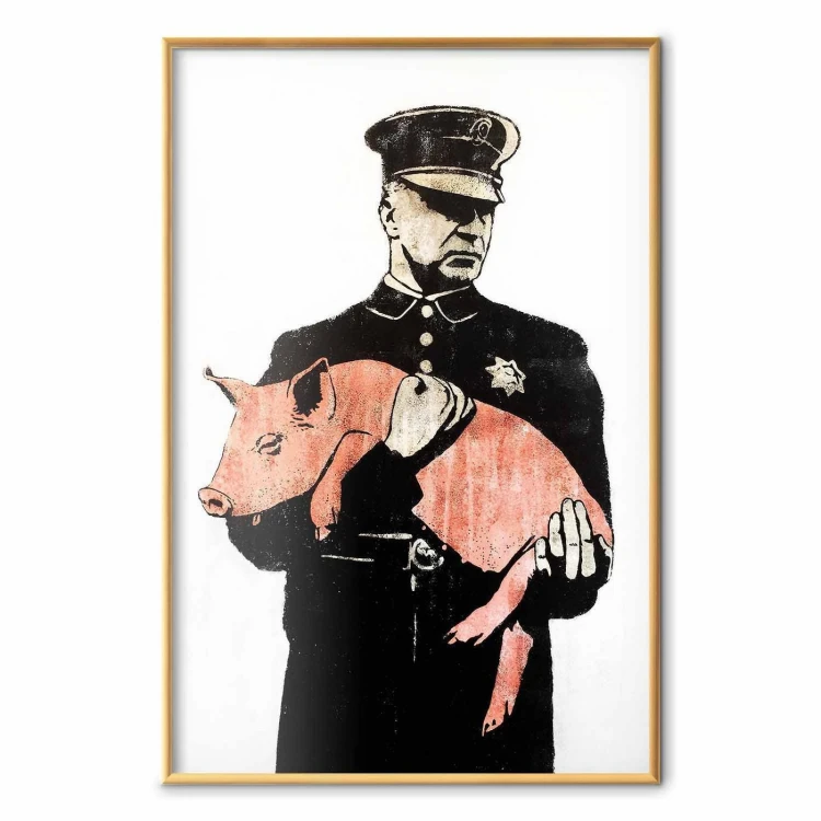 Plakat - Policyjna świnia