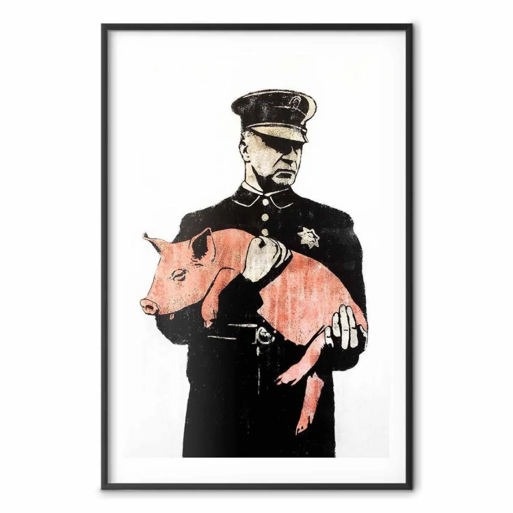 Plakat - Policyjna świnia