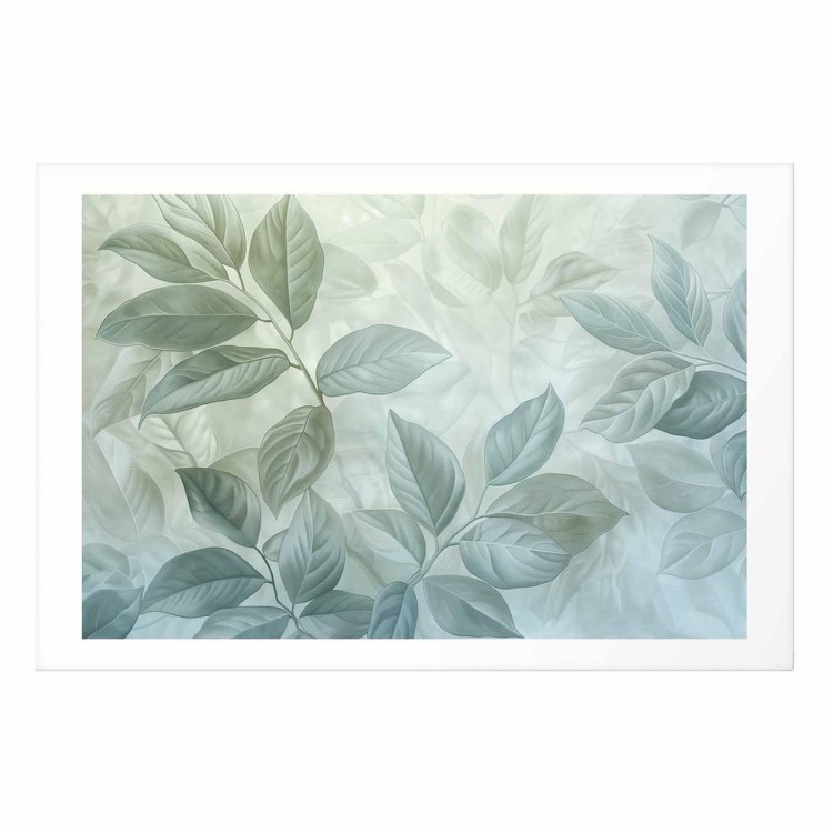 Plakat - Miętowe liście duży botaniczny motyw