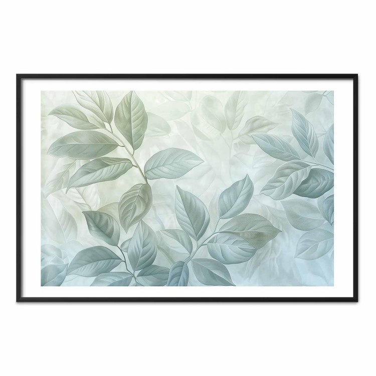Plakat - Miętowe liście duży botaniczny motyw