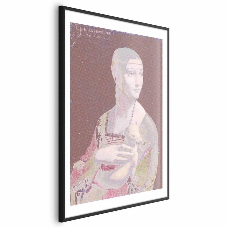 Plakat - Pastelowa dama