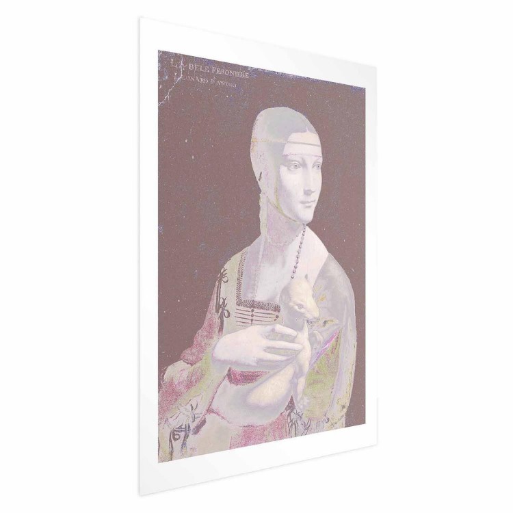Plakat - Pastelowa dama