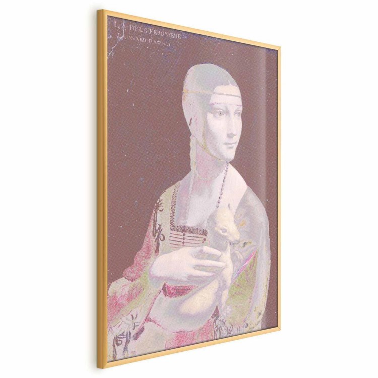 Plakat - Pastelowa dama