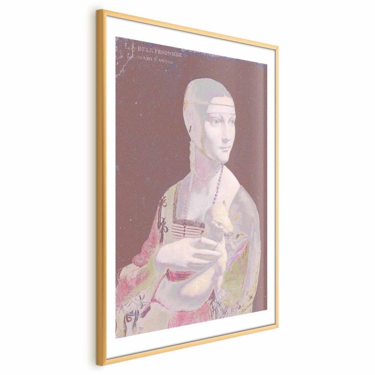 Plakat - Pastelowa dama