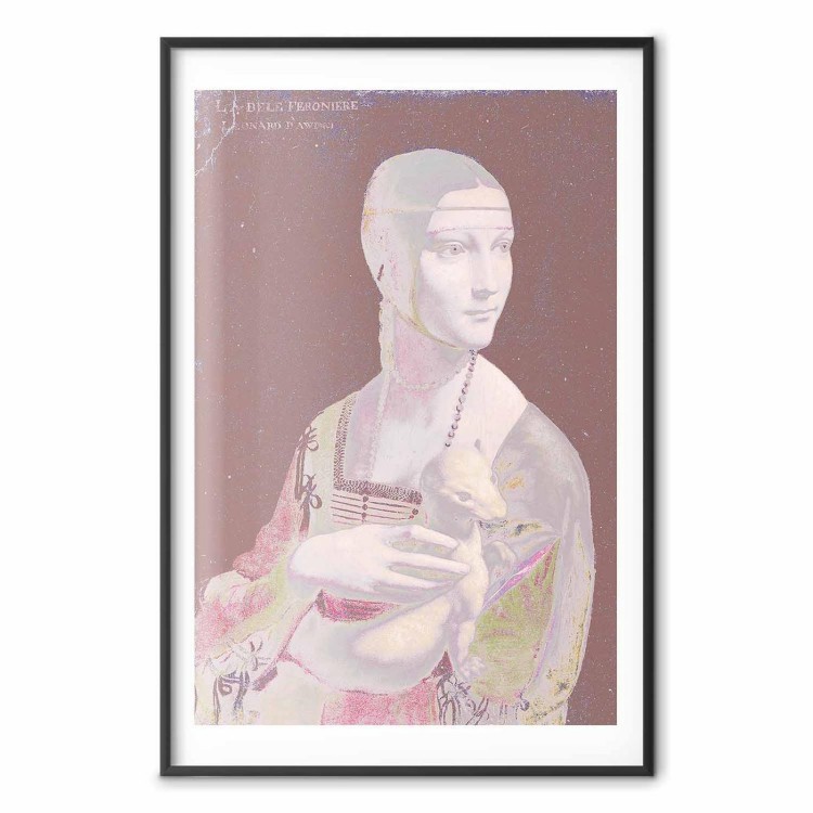 Plakat - Pastelowa dama