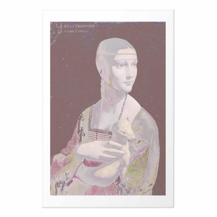 Plakat - Pastelowa dama