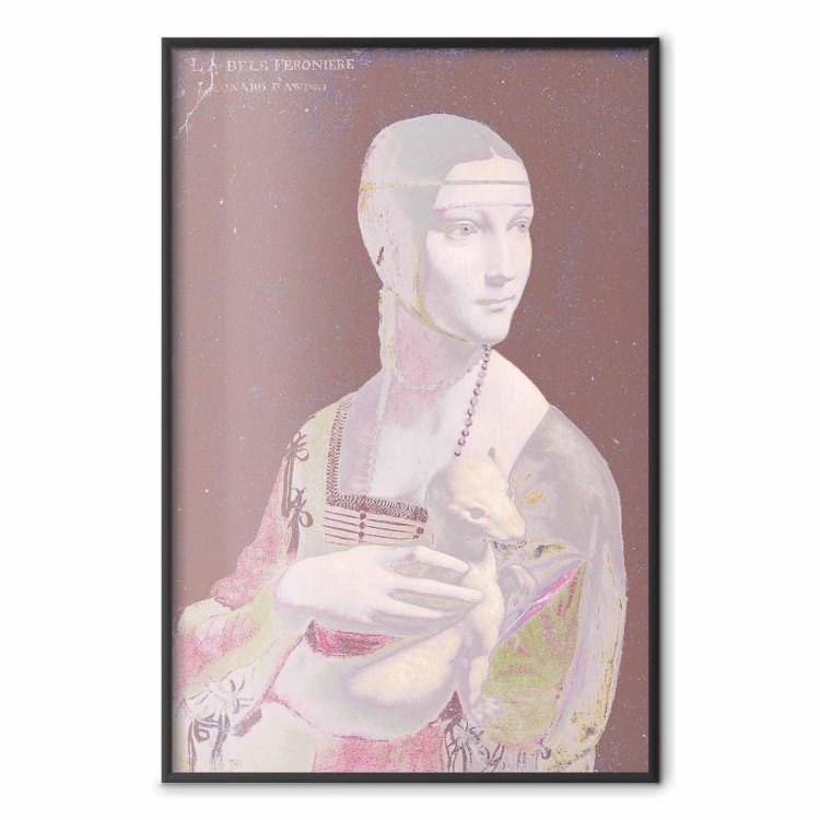 Plakat - Pastelowa dama
