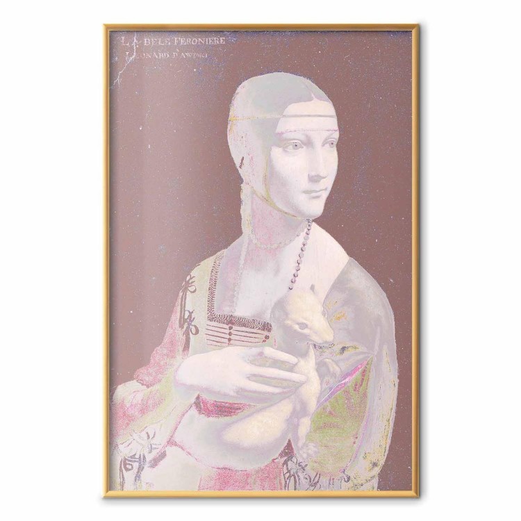 Plakat - Pastelowa dama