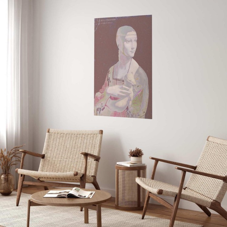 Plakat - Pastelowa dama