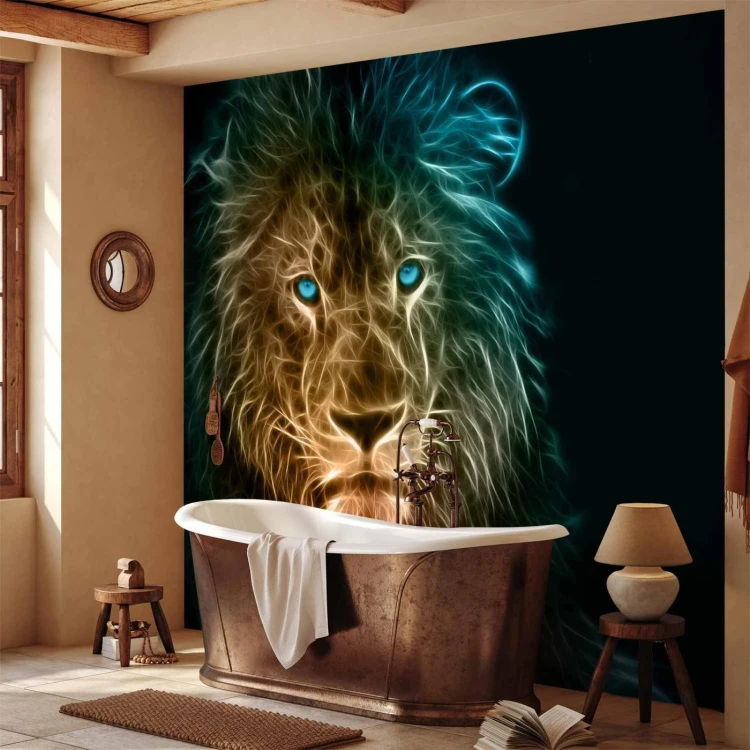 Fototapeta - Abstrakcyjny lew