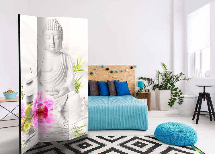 Parawan - Budda i orchidee