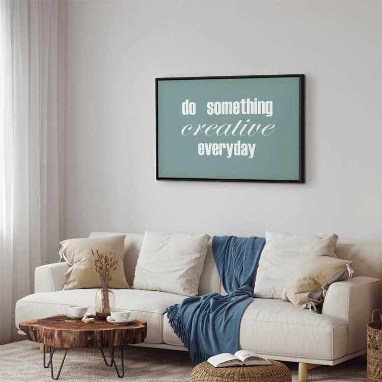 Obraz - Do Something Creative Everyday (1-częściowy) szeroki