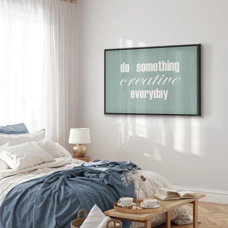 Obraz - Do Something Creative Everyday (1-częściowy) szeroki