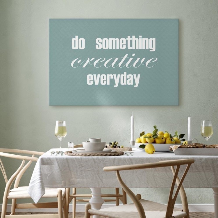 Obraz - Do Something Creative Everyday (1-częściowy) szeroki