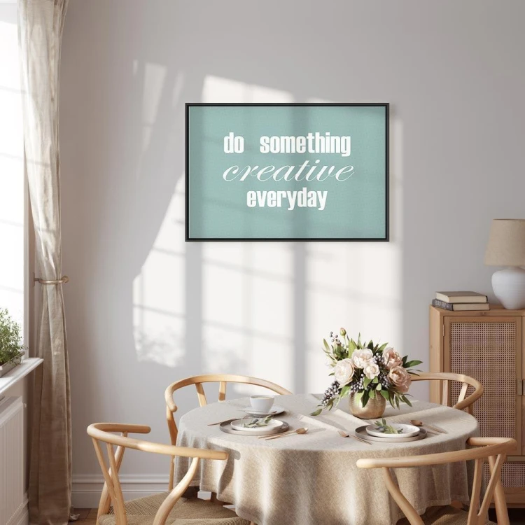 Obraz - Do Something Creative Everyday (1-częściowy) szeroki