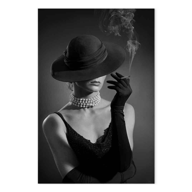 Obraz - Czarna elegancja (1-częściowy) pionowy