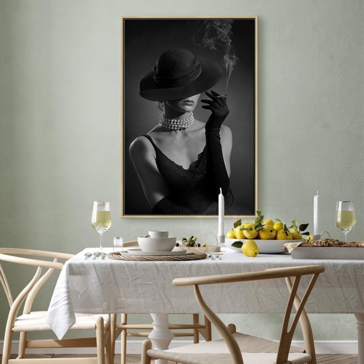Obraz - Czarna elegancja (1-częściowy) pionowy